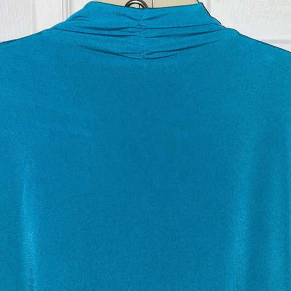 Susan Graver SZ L. NWOT. Bluish green color. - Picture 6 of 9